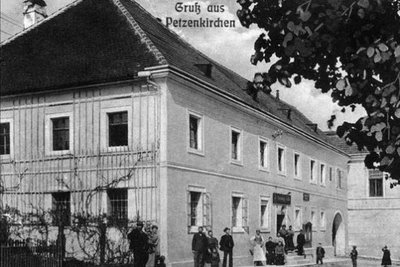 1935 Das Haubis Stammwerk war damals Wirtshaus, Bäckerei und Landwirtschaft.