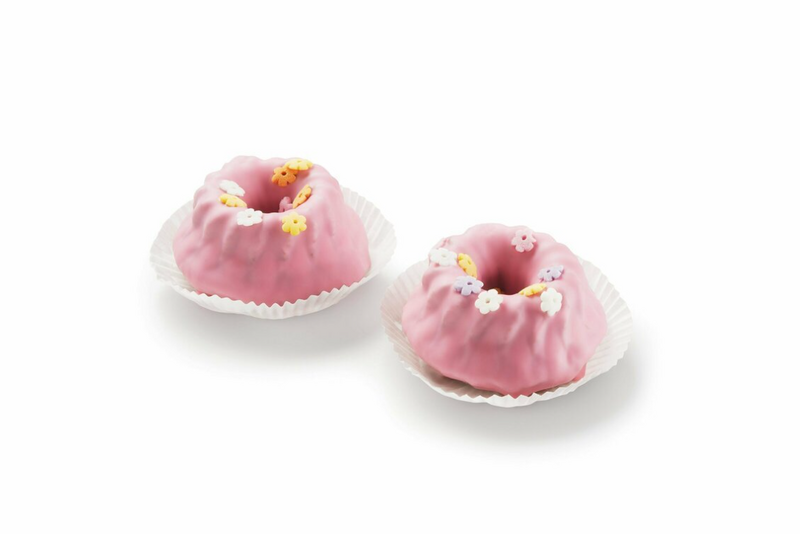 Mini Gugelhupf Rosa Schokolade