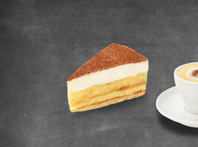 Haubis Apfeltorte mit Kaffee