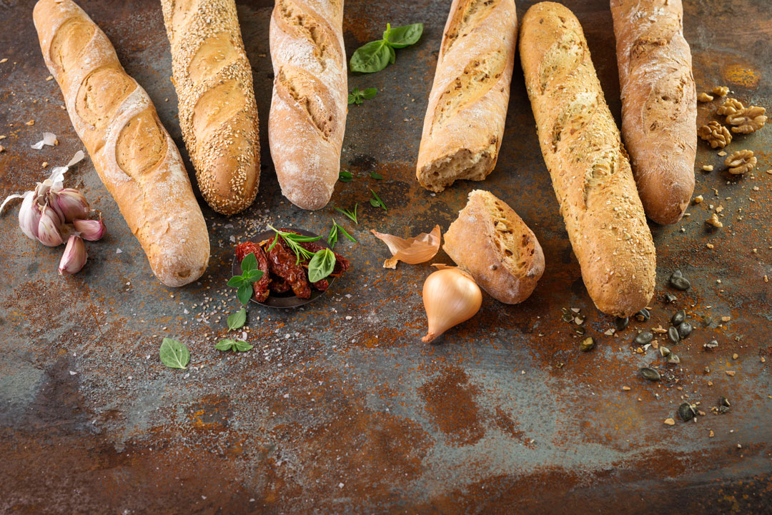 Knusprige Haubis Baguettes